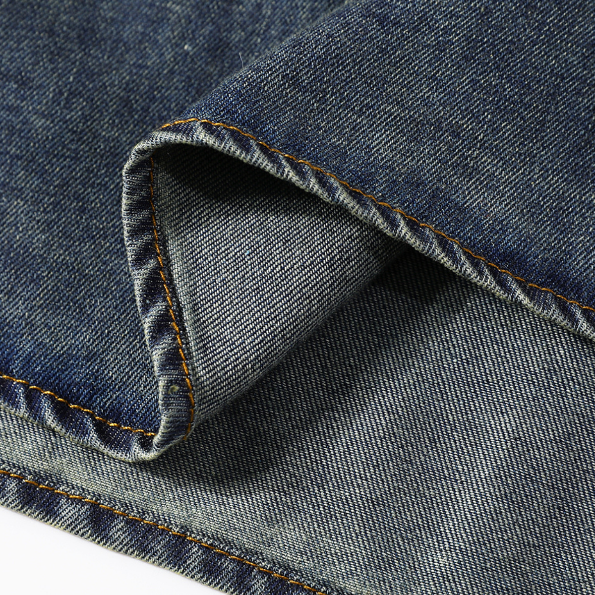 A-Line Denim Spaghetti-Strap Midi Dress