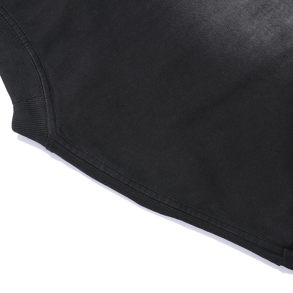 Stone-Washed Faded Cotton Sweatshirt 10.8oz