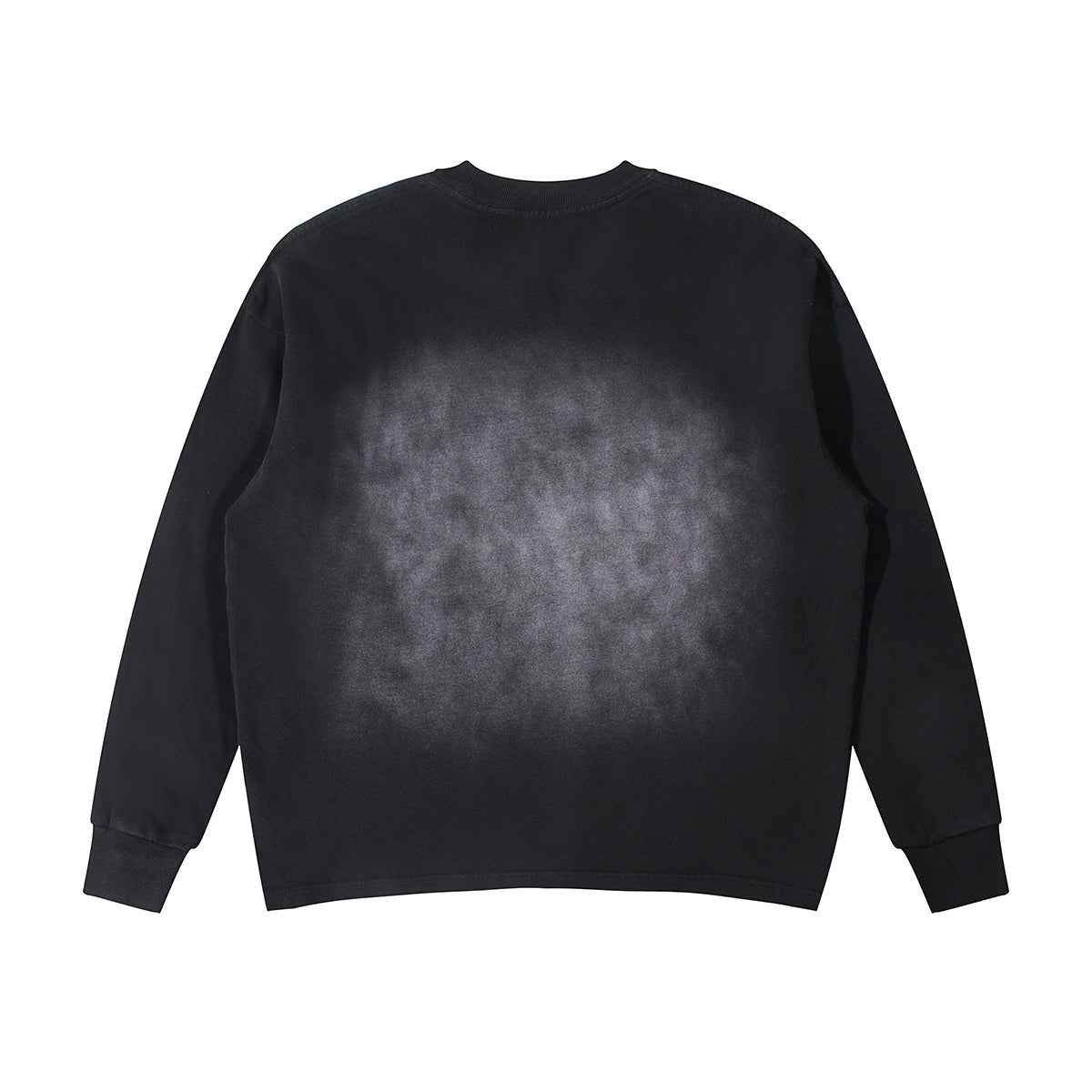 Stone-Washed Faded Cotton Sweatshirt 10.8oz