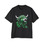 St Patricks Day Highland Cow Graphic Tee-INNBLAC Fashion Apparel