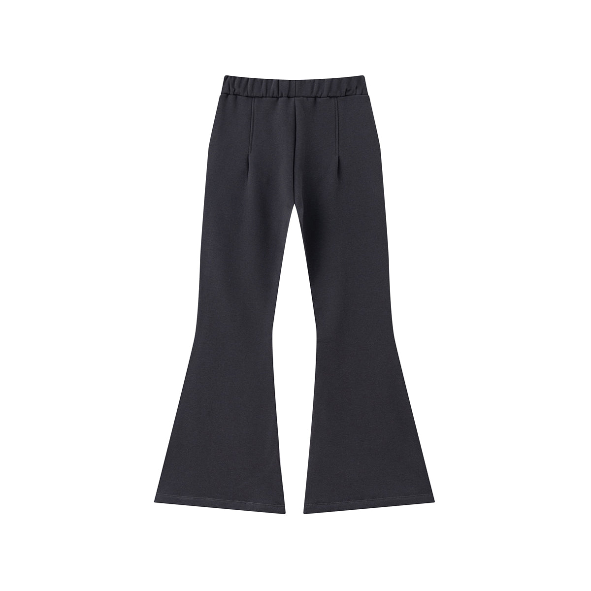 Women's Pleated Flared Plush Trousers