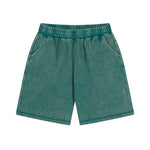 Washed Faded Baggy Shorts-INNBLAC Fashion Apparel