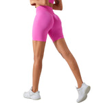 Pantalones cortos de entrenamiento de cintura alta y secado rápido