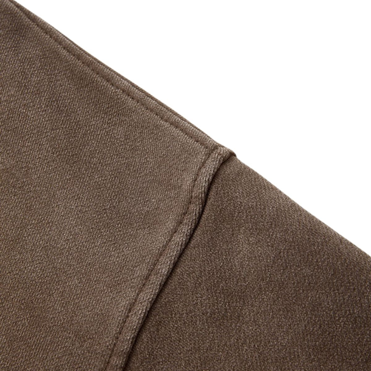 Vintage Relaxed Drop‑Shoulder Zip‑Up Hoodie