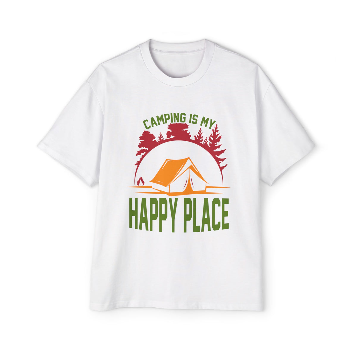 Camping Graphic Tee-INNBLAC Fashion Apparel