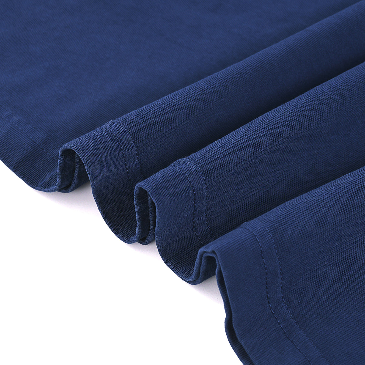 Dark Blue Loose Fit Faded Tee 7.5oz