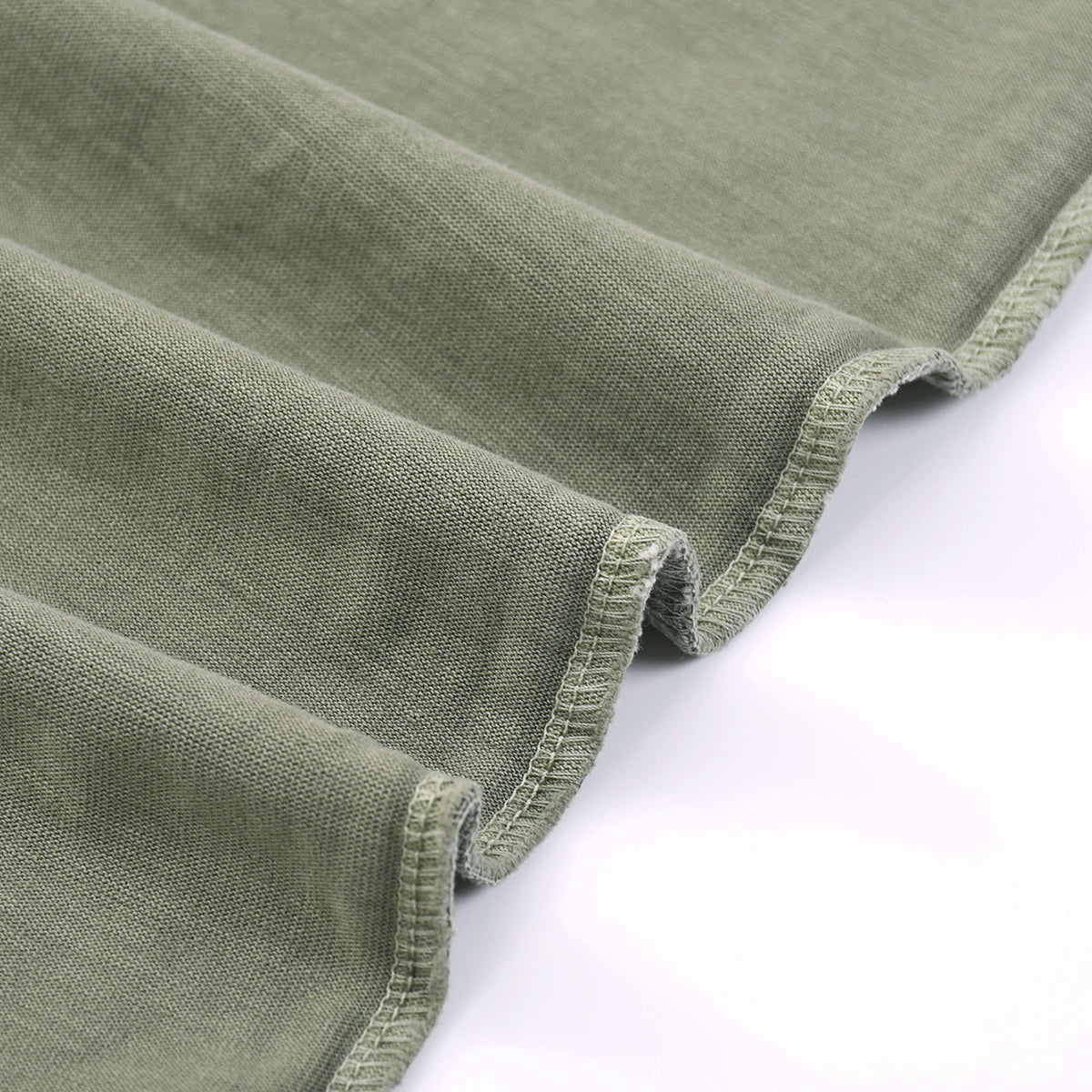 Camiseta holgada lavada y descolorida de peso pesado de 9 oz