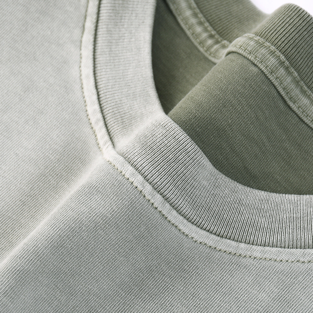 Camiseta holgada lavada y descolorida de peso pesado de 9 oz