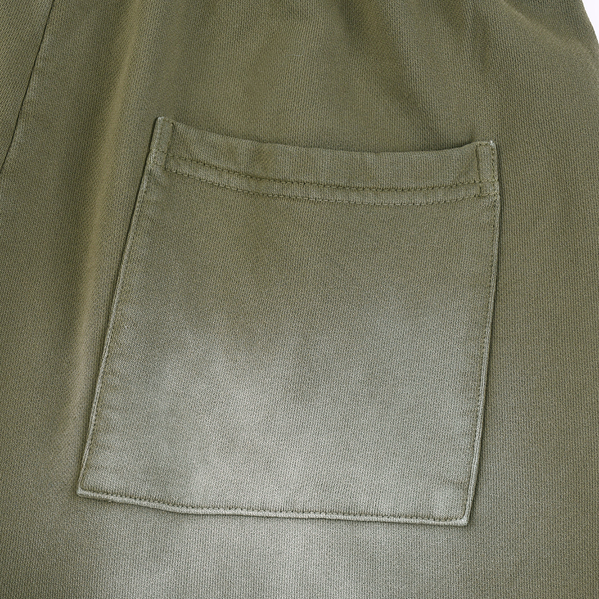 Pantalones cortos de corte relajado, lavados y descoloridos