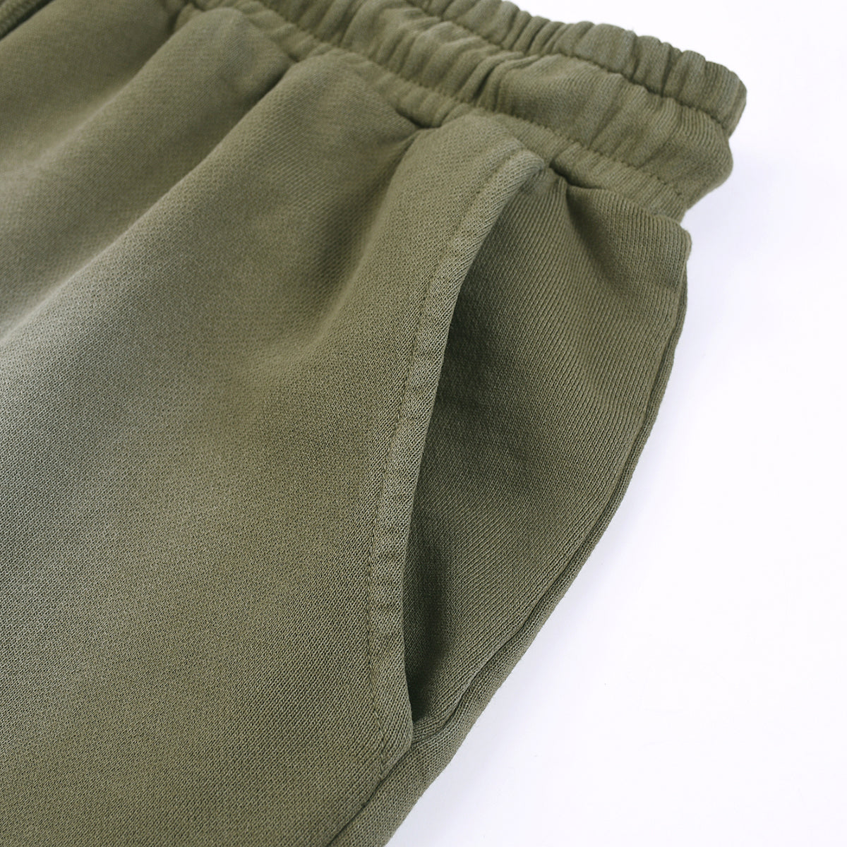 Pantalones cortos de corte relajado, lavados y descoloridos