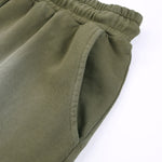 Pantalones cortos de corte relajado, lavados y descoloridos