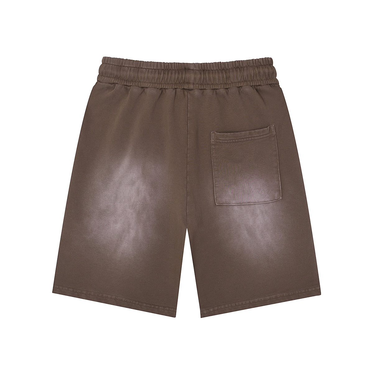 Pantalones cortos de corte relajado, lavados y descoloridos