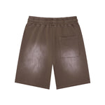 Pantalones cortos de corte relajado, lavados y descoloridos