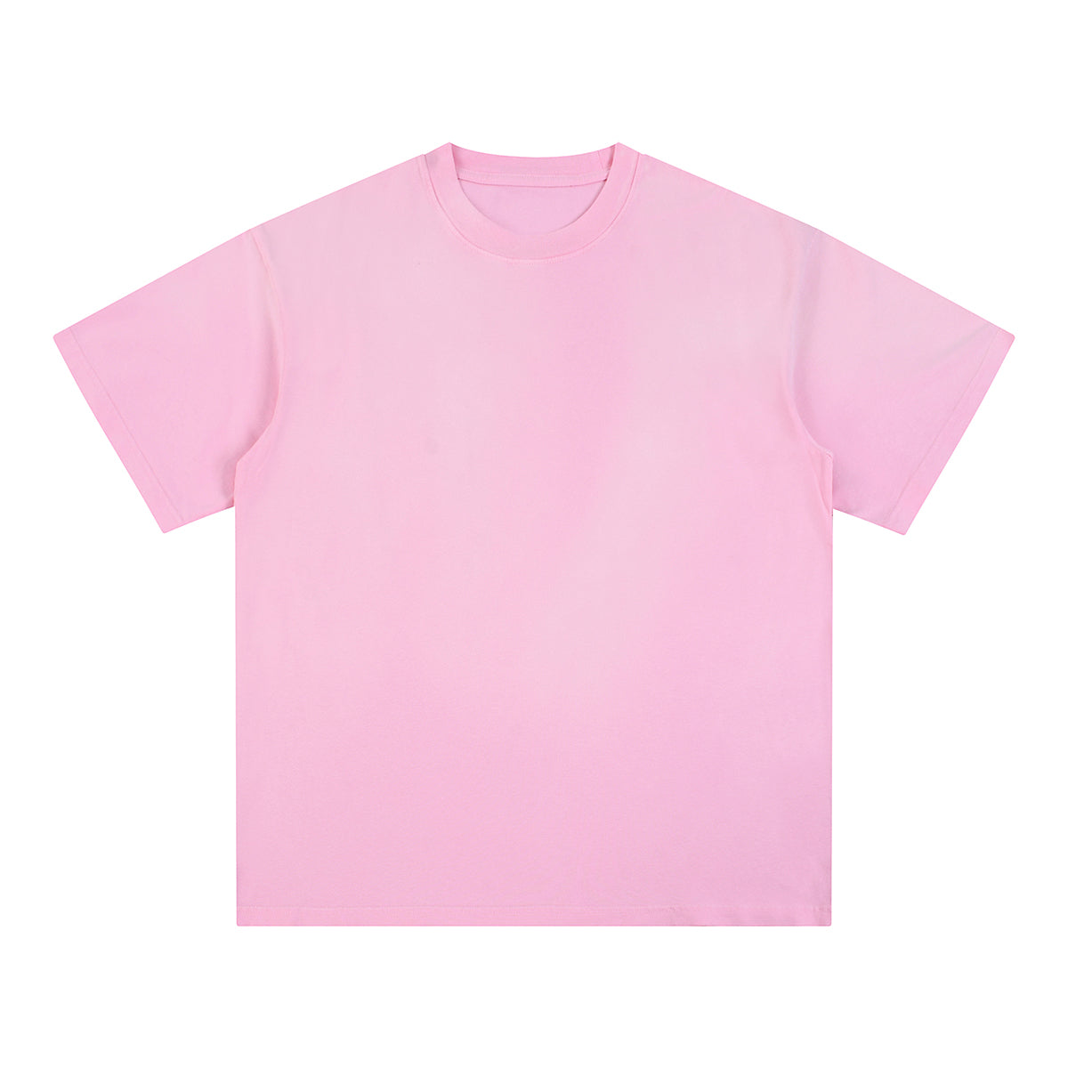Camiseta rosa lavada a la piedra para mujer de 7.5 oz