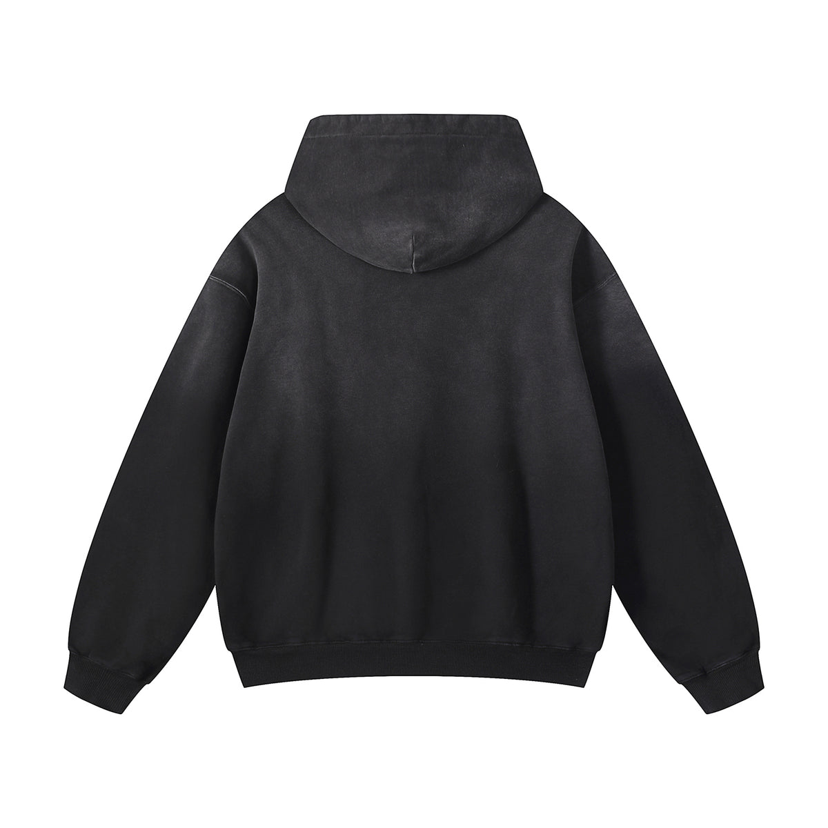 Stone Wash Kangaroo Pocket Hoodie-INNBLAC Fashion Apparel
