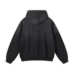 Stone Wash Kangaroo Pocket Hoodie-INNBLAC Fashion Apparel