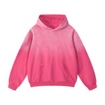 Stone Wash Kangaroo Pocket Hoodie-INNBLAC Fashion Apparel