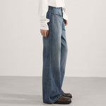 Vintage Washed High Waist Boyfriend Loose Jeans
