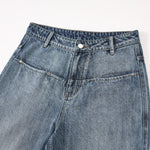 Vintage Washed High Waist Boyfriend Loose Jeans