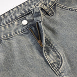 Wide Leg High Waist Distressed Denim Jeans