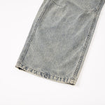 Wide Leg High Waist Distressed Denim Jeans