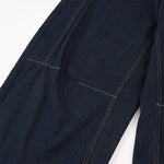 Knife Cut Patchwork High Waist Wide Leg Jeans