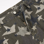 Star Print Oversized Cargo Pants