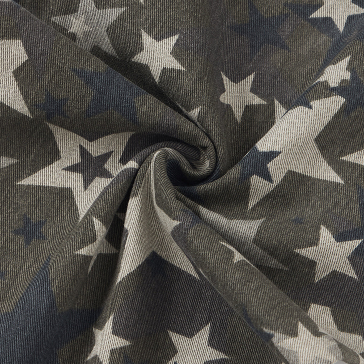 Star Print Oversized Cargo Pants