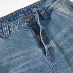 Curved Blade Wide Leg High Waist Vintage Jeans