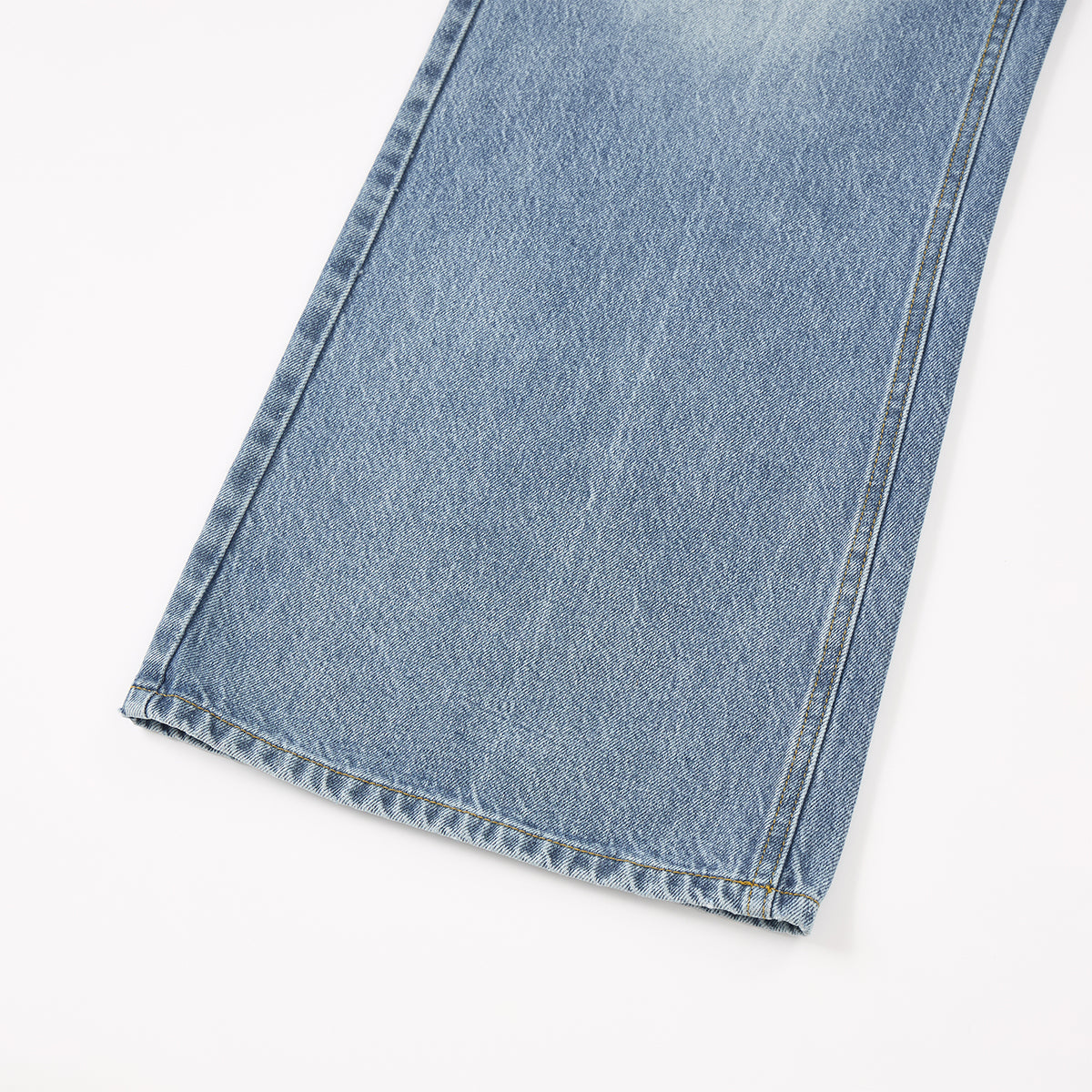 Comfort Fit Light Blue Wide Leg Everyday Jeans