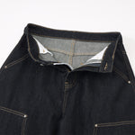 Black Cargo High Waist Wide Leg Jeans