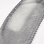 Vintage Gray Distressed High Waist Jeans