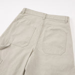 Curved Seam Cargo Loose Fit Pants