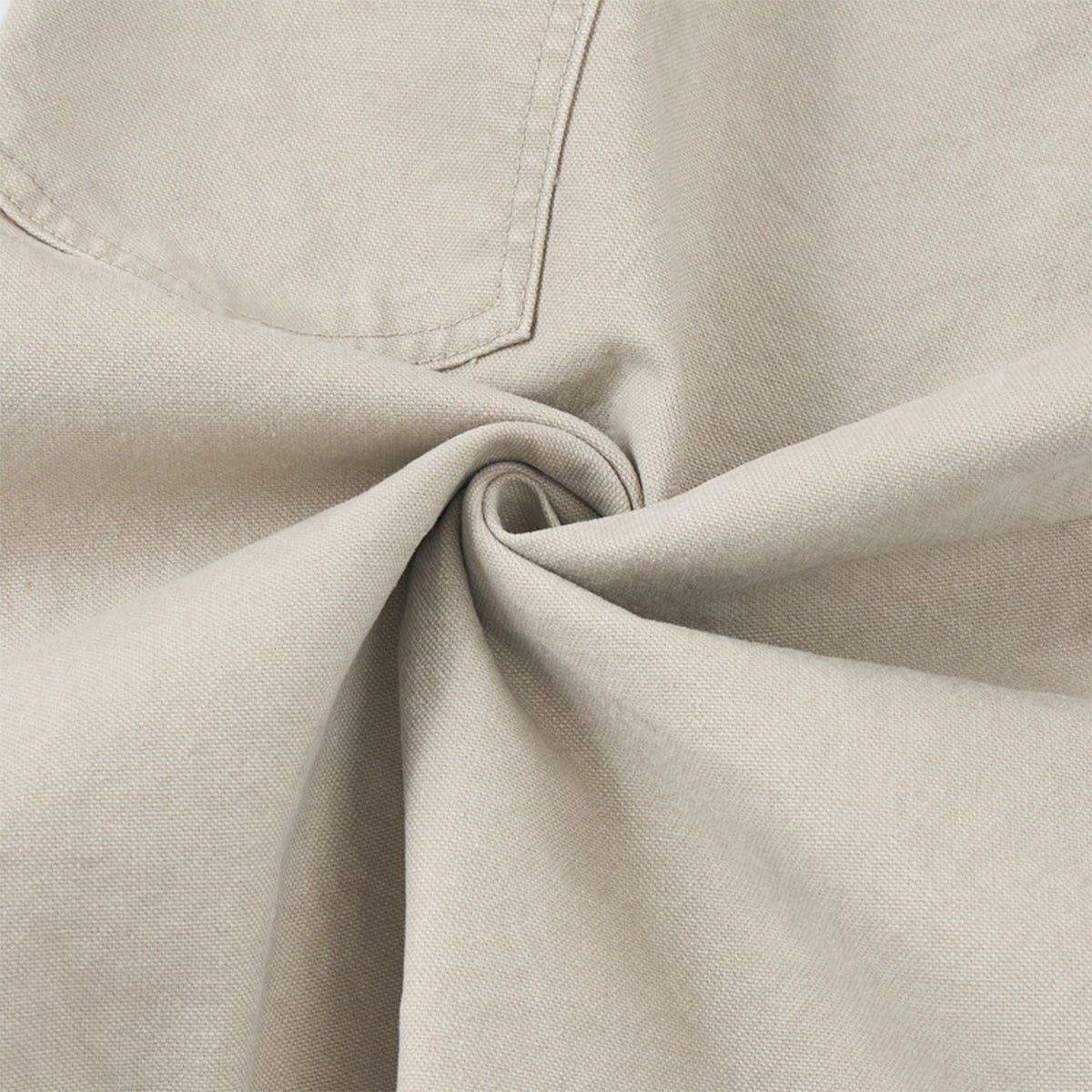 Curved Seam Cargo Loose Fit Pants