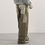 Cargo Contrast Pocket Loose Fit Pants
