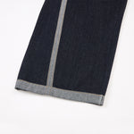 Wide Leg Contrast Stripe Denim Jeans