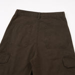 Vintage Brown Oversized Pocket Cargo Pants