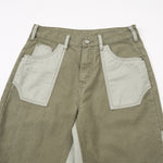 Cargo Contrast Pocket Loose Fit Pants