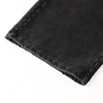 Vintage Wash Distressed Barrel Leg Pants