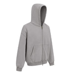 Vintage Oversized Full Zip Kangaroo Pocket Hoodie