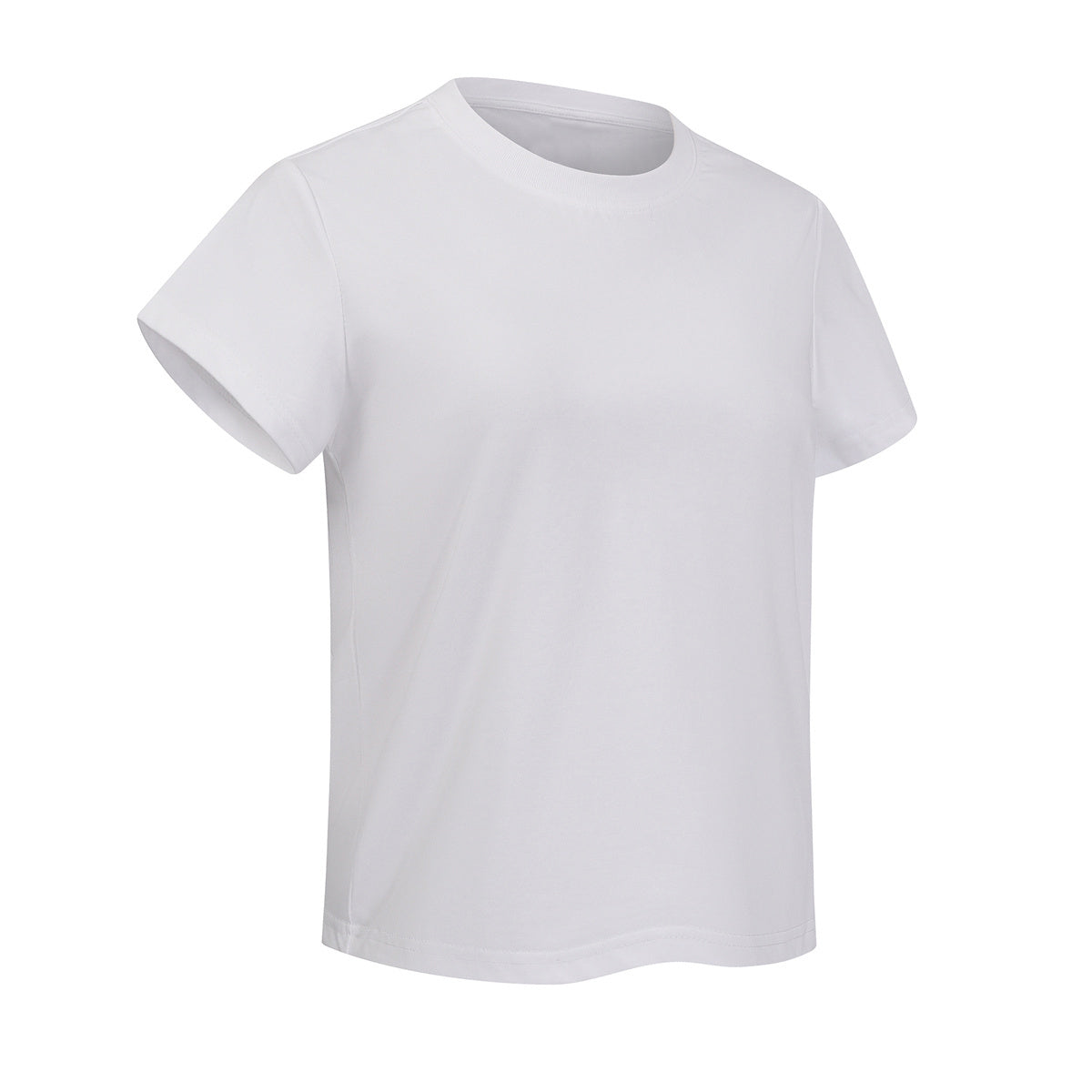 Classic Crew Neck Comfortable Versatile Everyday Tee