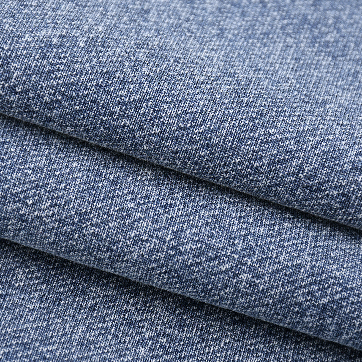 Washed Baggy Knit Denim Joggers