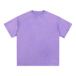 Washed Faded Baggy Cotton Tee 7.5oz