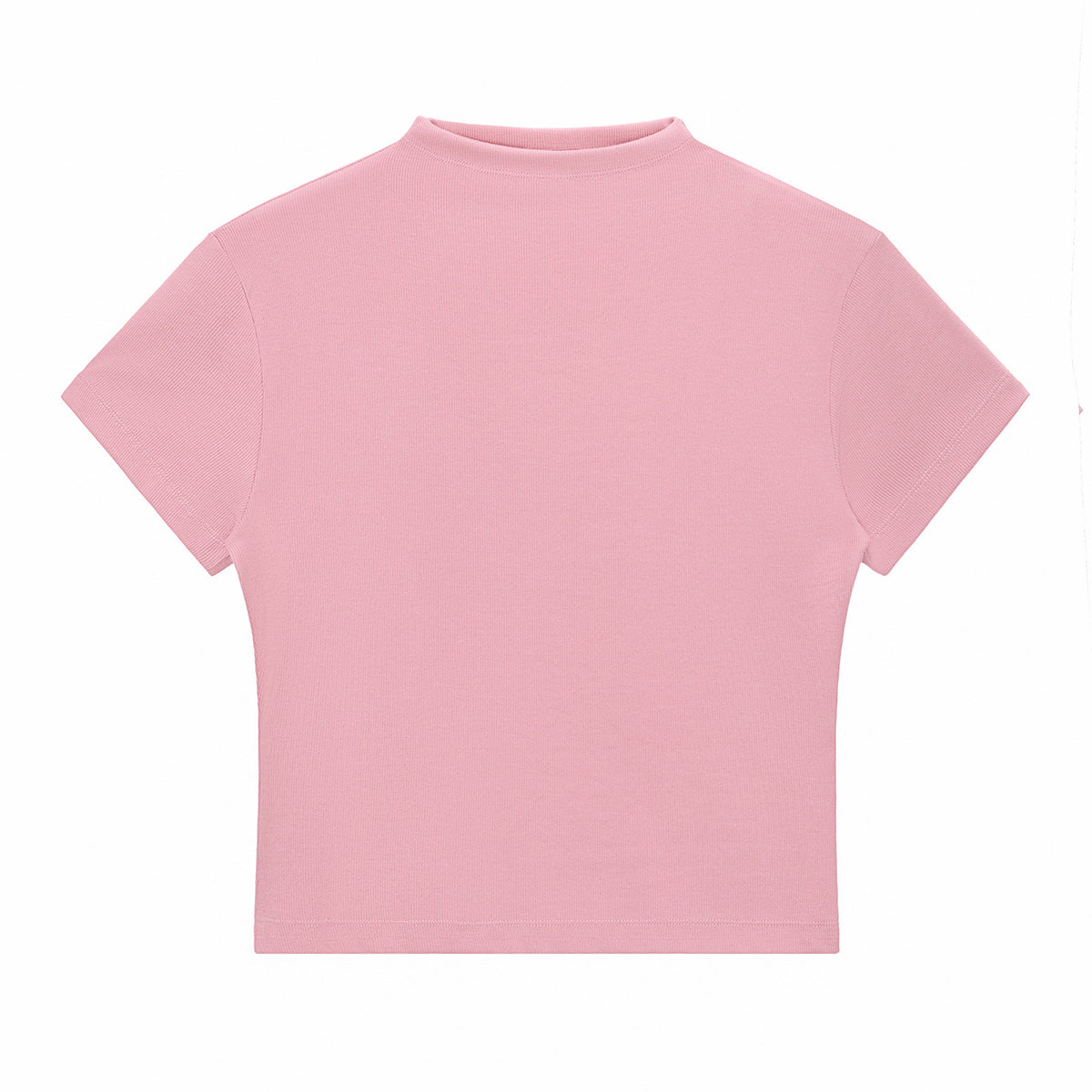 Minimal Textured Knit Fit T-Shirt