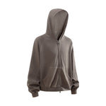 Heavyweight Washed Cotton Boxy Hoodie