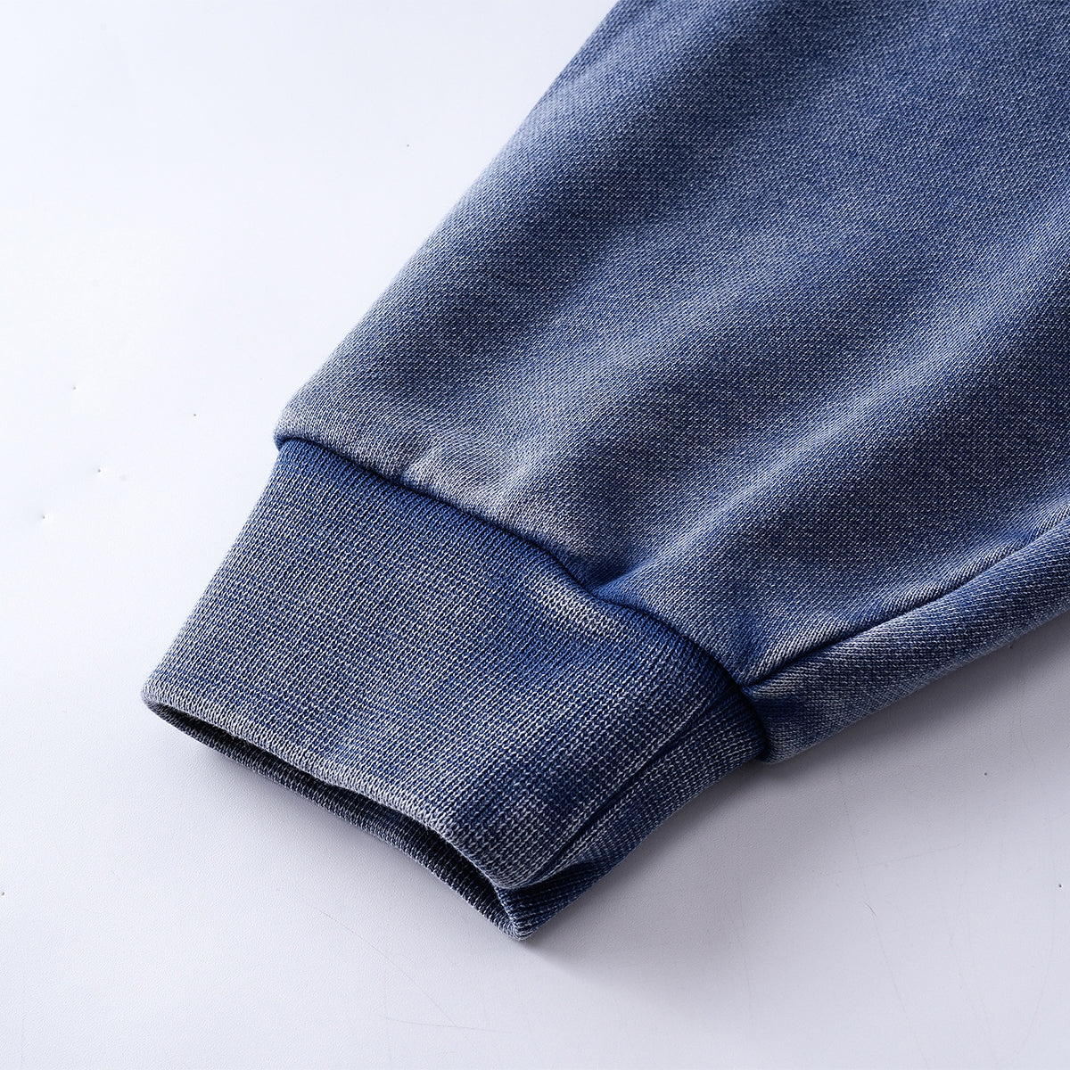 Double Yarn Vintage Washed Zippered Comfort Hoodie