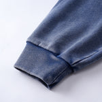 Double Yarn Vintage Washed Zippered Comfort Hoodie