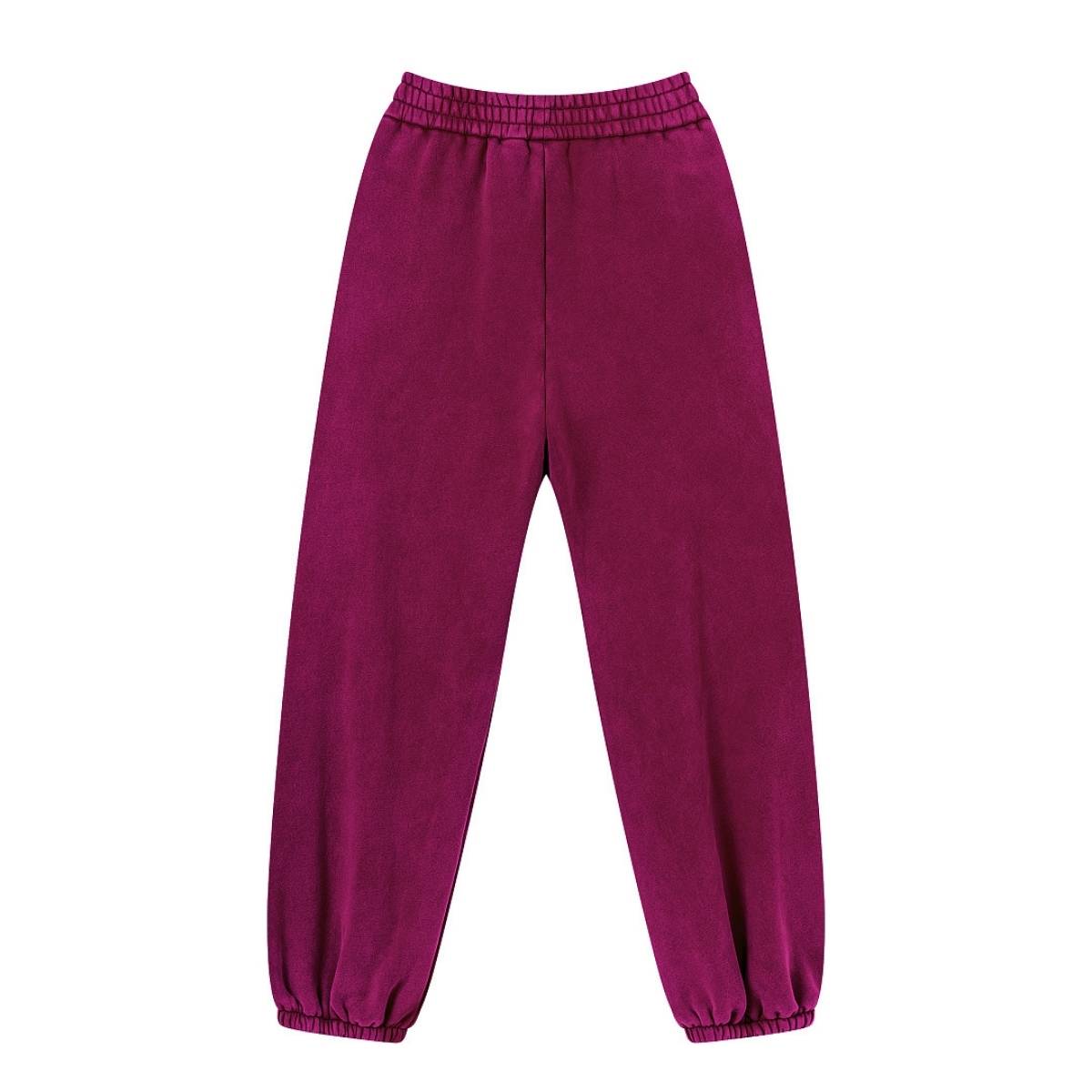 Jogger holgado descolorido y lavado
