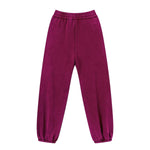 Jogger holgado descolorido y lavado
