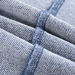 Washed Baggy Knit Denim Joggers